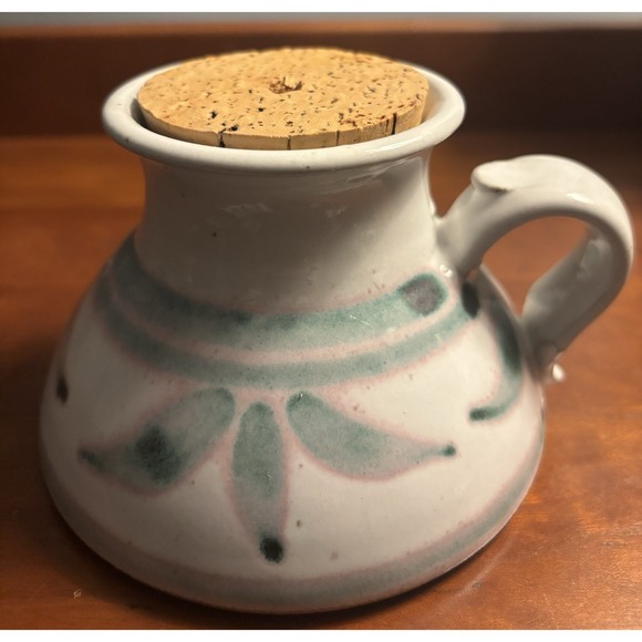 Commuter Travel Car Pottery Mug 1981 Coffee Cruiser David Searle WIDE BOTTOM - Picture 2 of 6